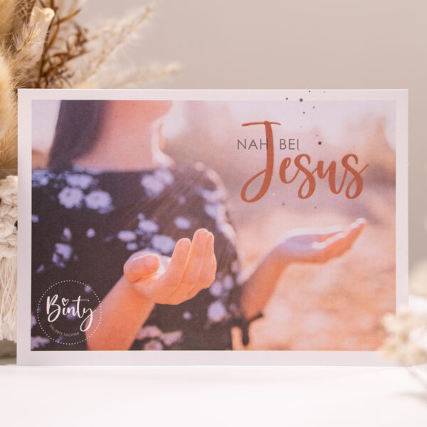 »Nah bei Jesus« Postkarte