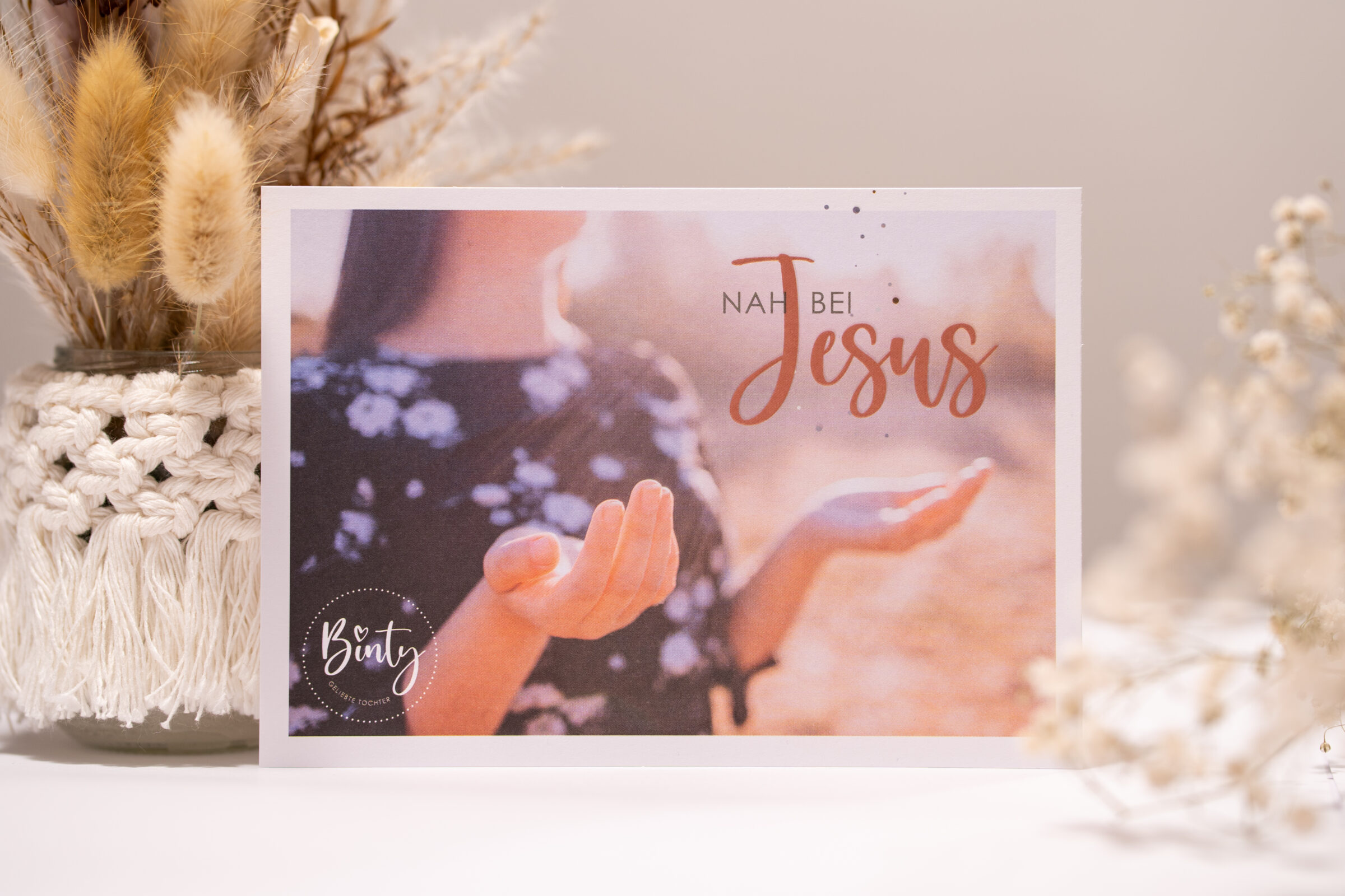 »Nah bei Jesus« Postkarte